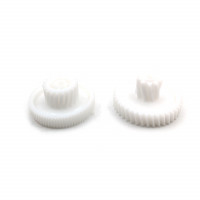 Блок шестеренок мясорубки Philips, Zelmer, Redmond PH009, ZL011, RD006, VS009, CAM002 (2шт, D=66/23 H=32/13 d=7, D=62/32 H=28/11 d=7mm)
